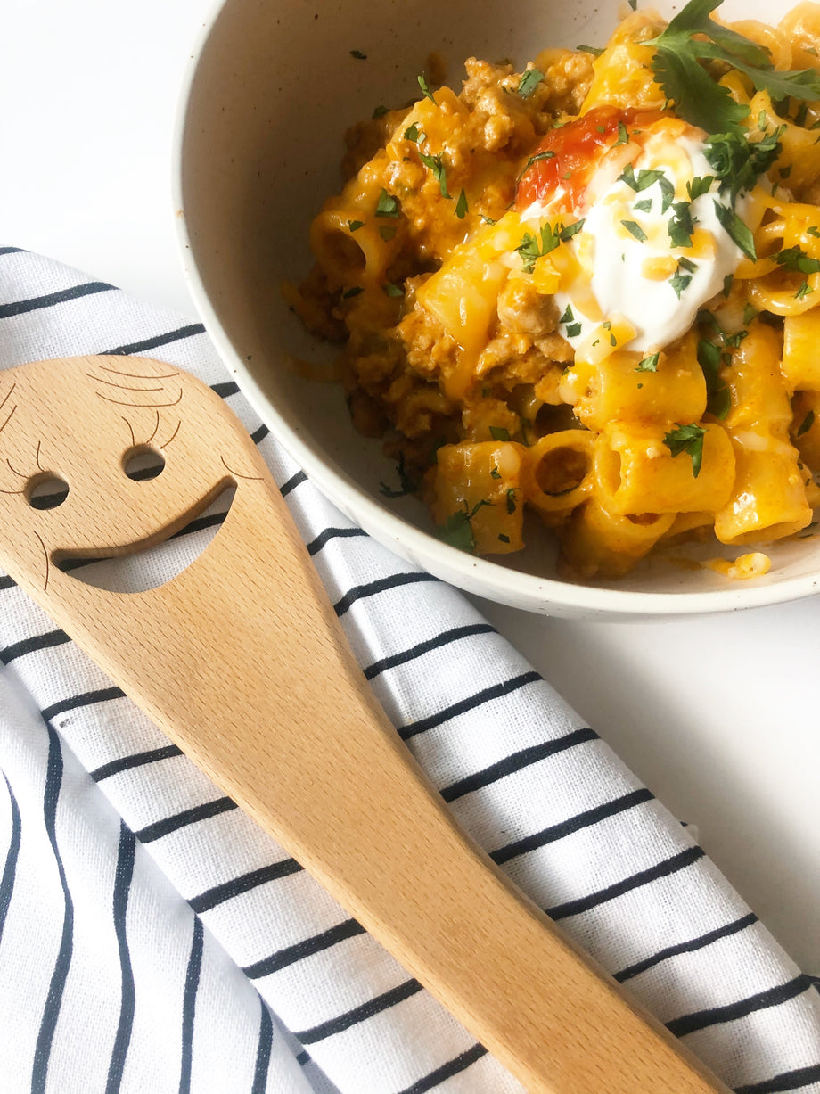 Easy Cheesy Turkey Taco Pasta