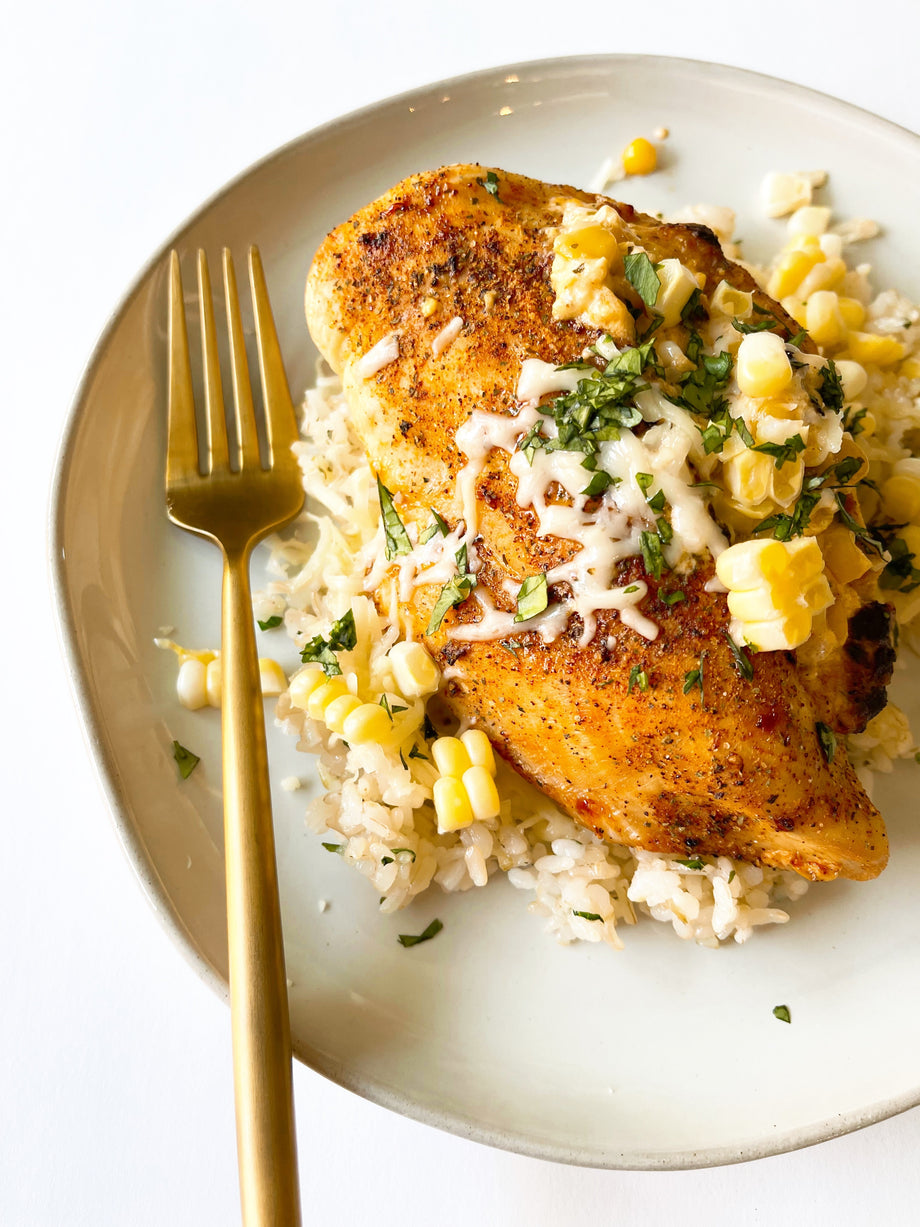Elote Stuffed Chicken