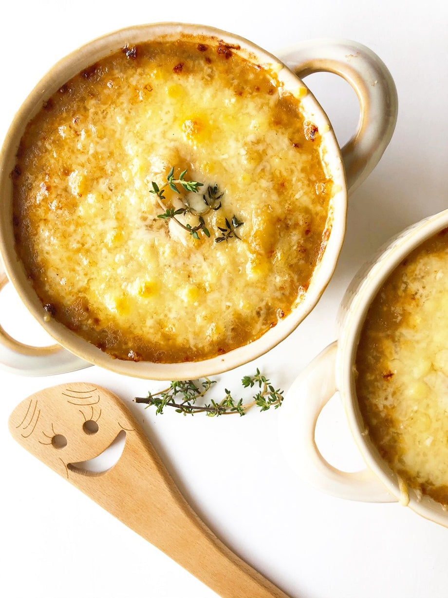 French Onion Gnocchi Soup