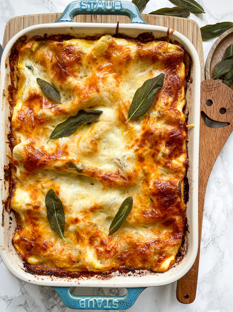 Pumpkin Bisque Lasagna