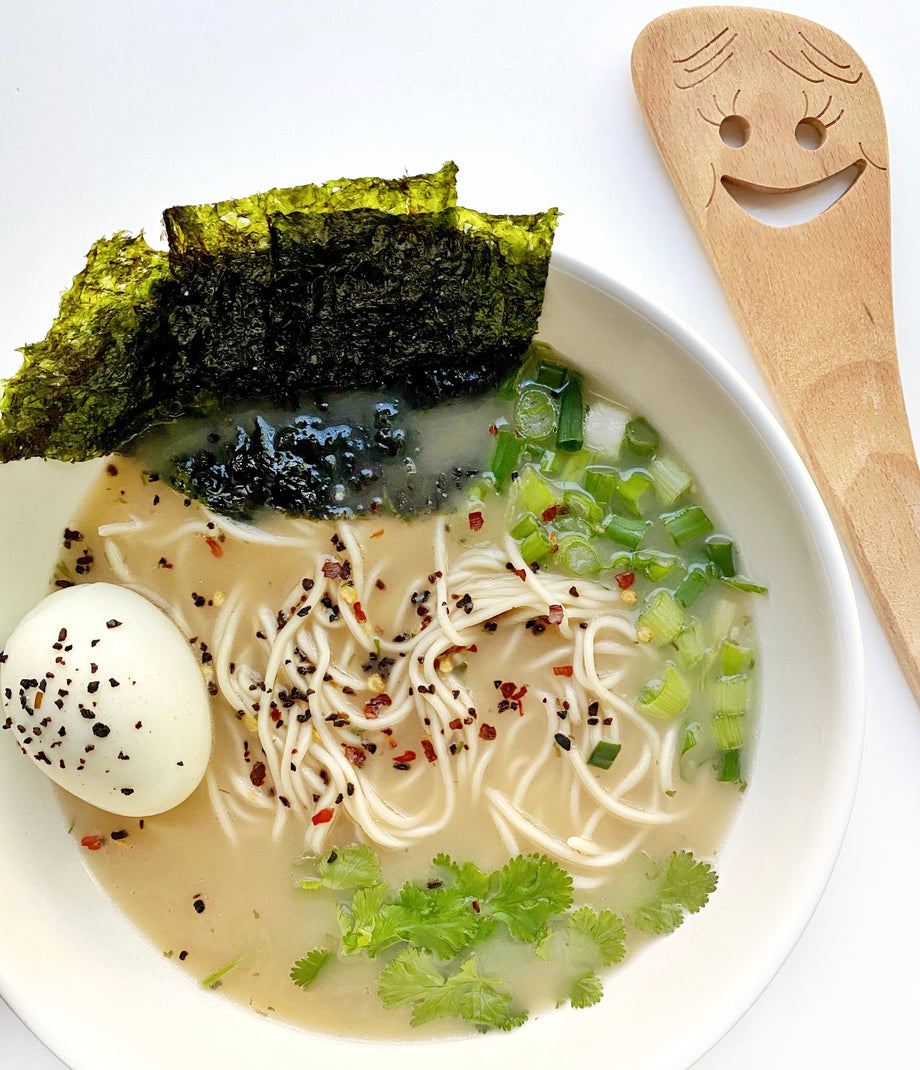 Ramen with Black Garlic