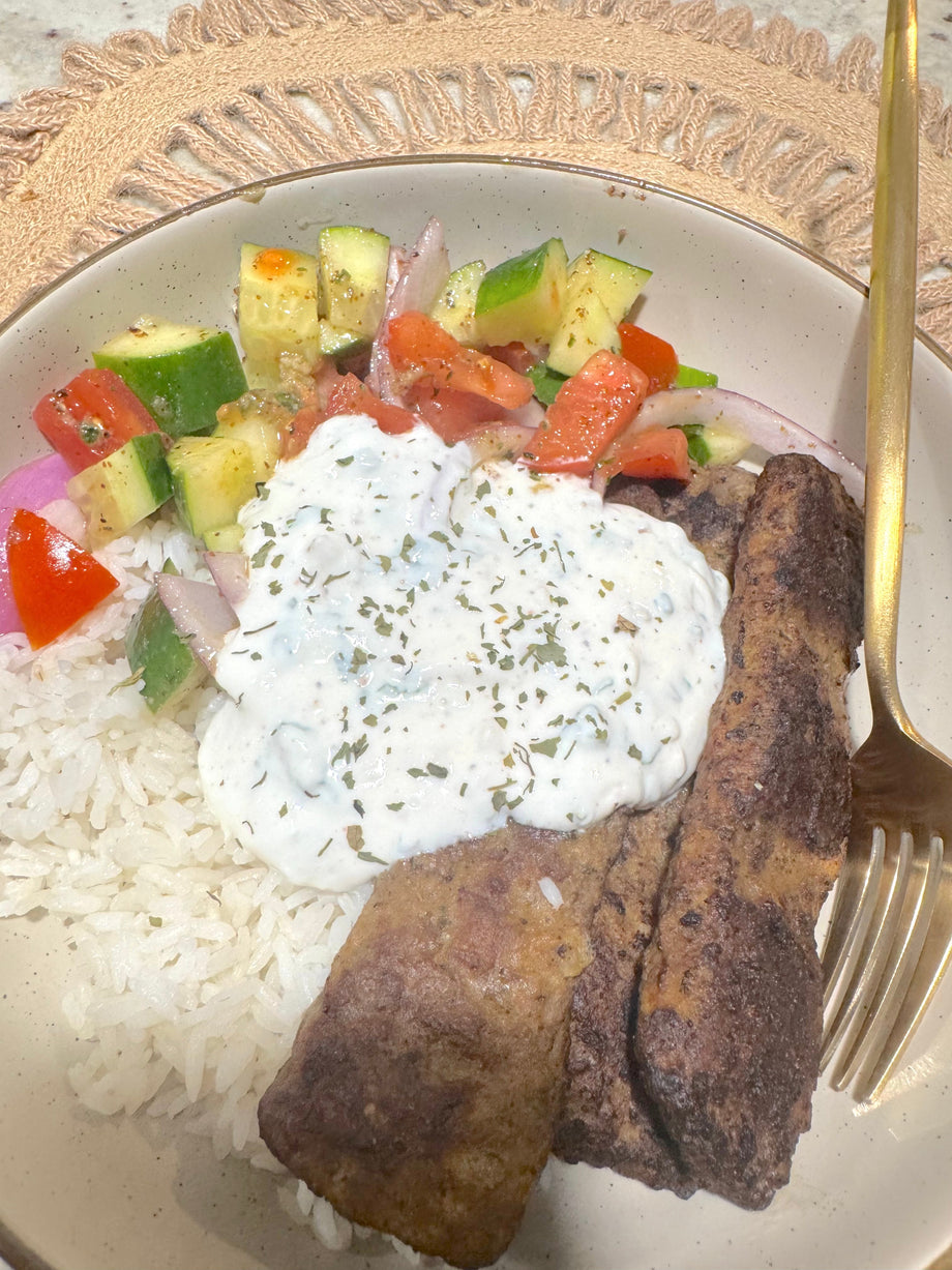 Middle Eastern Kabob Plate