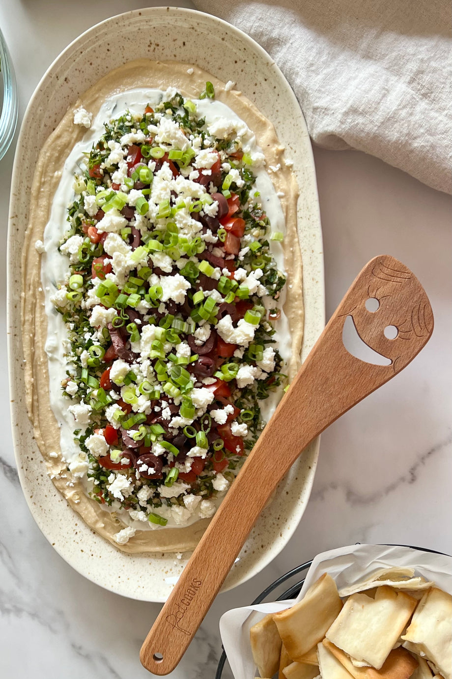 Mediterranean 7 Layer Dip