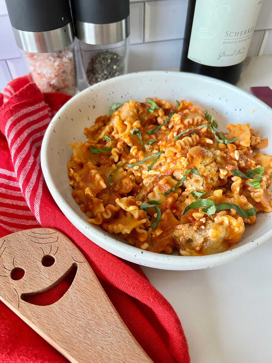 One Pot Meatball Lasagna