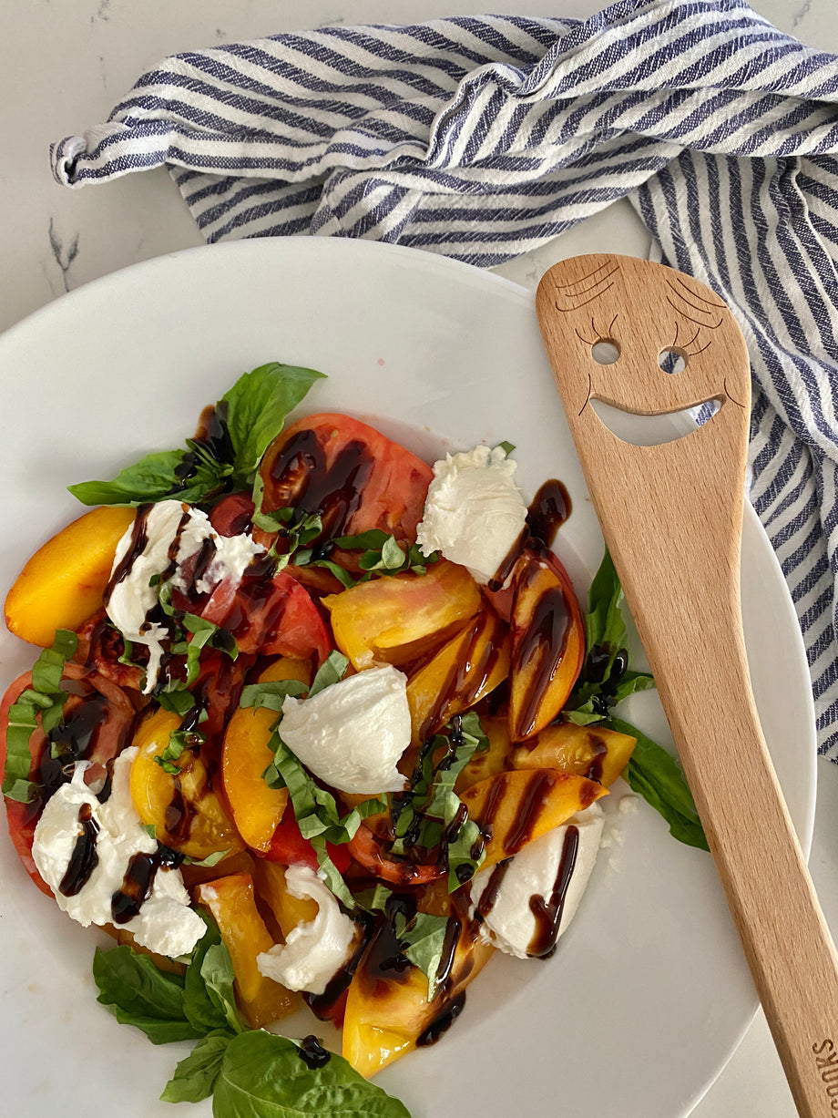Heirloom Tomato, Peach & Burrata Salad