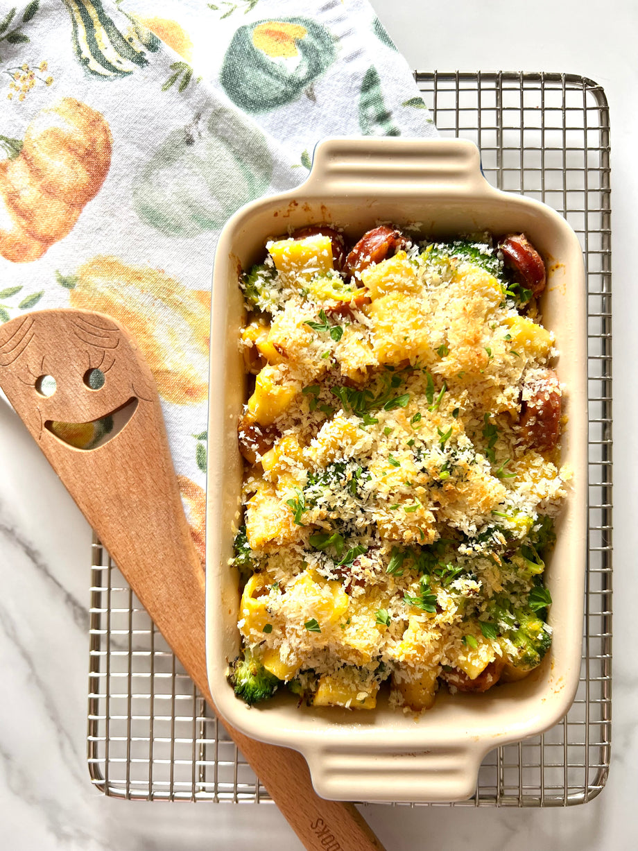 Butternut Squash Mac & Cheese Bake
