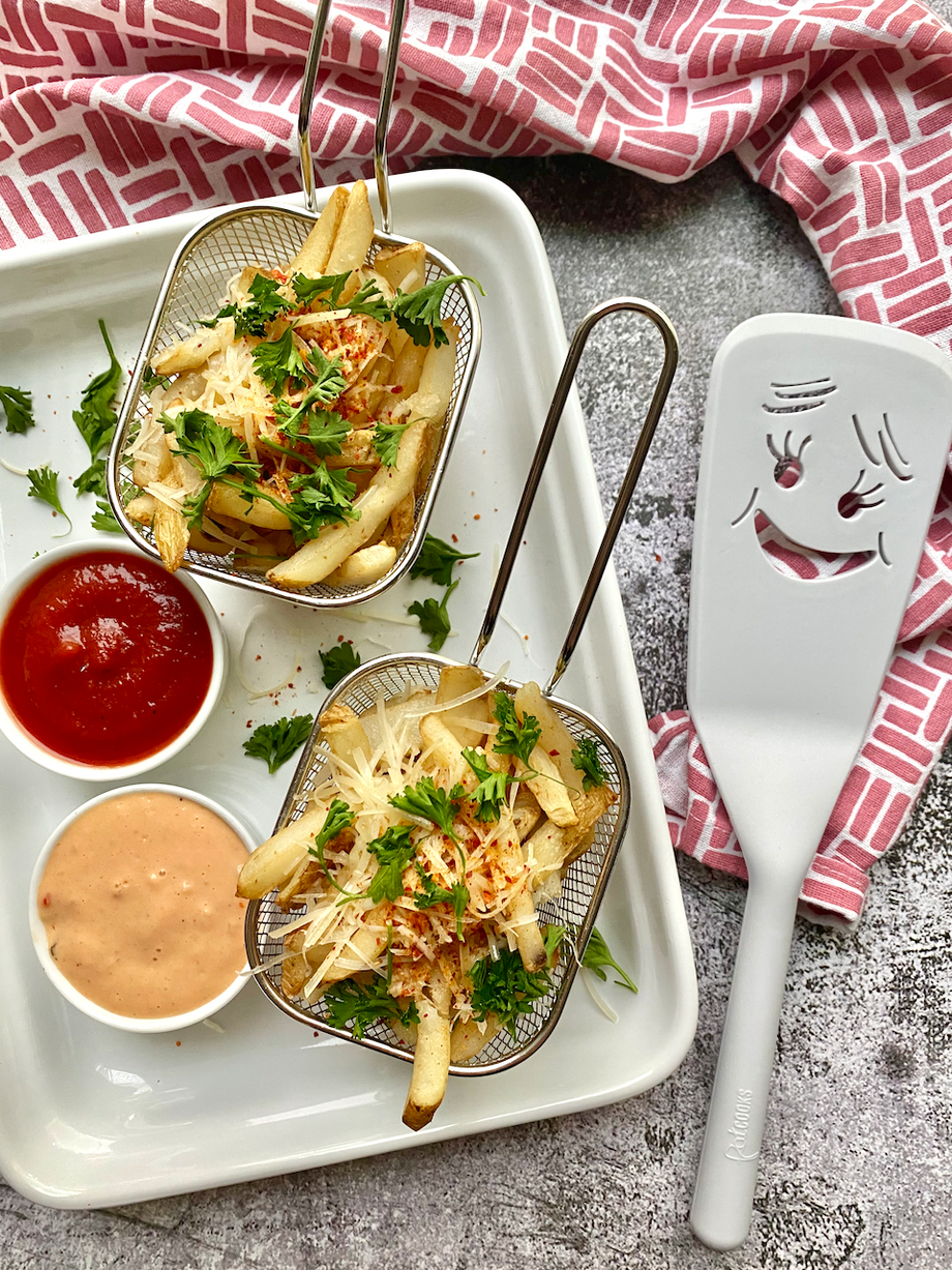 Ajika Garlic Parmesan Fries