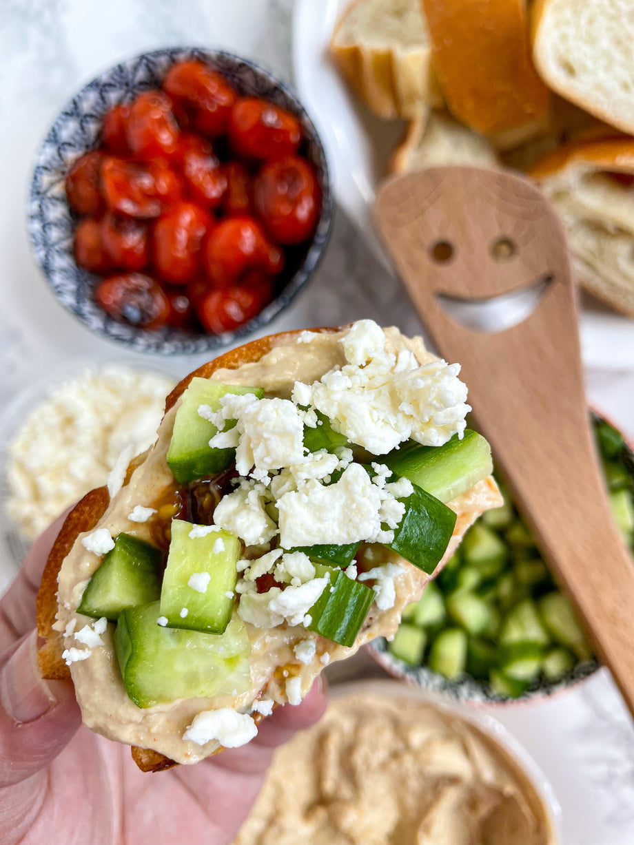Feta Crostini Bites