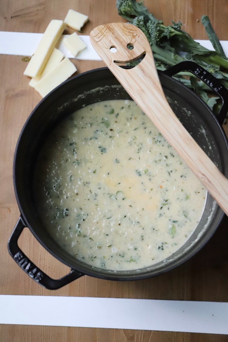 Cauliflower Broccoli Cheddar Soup