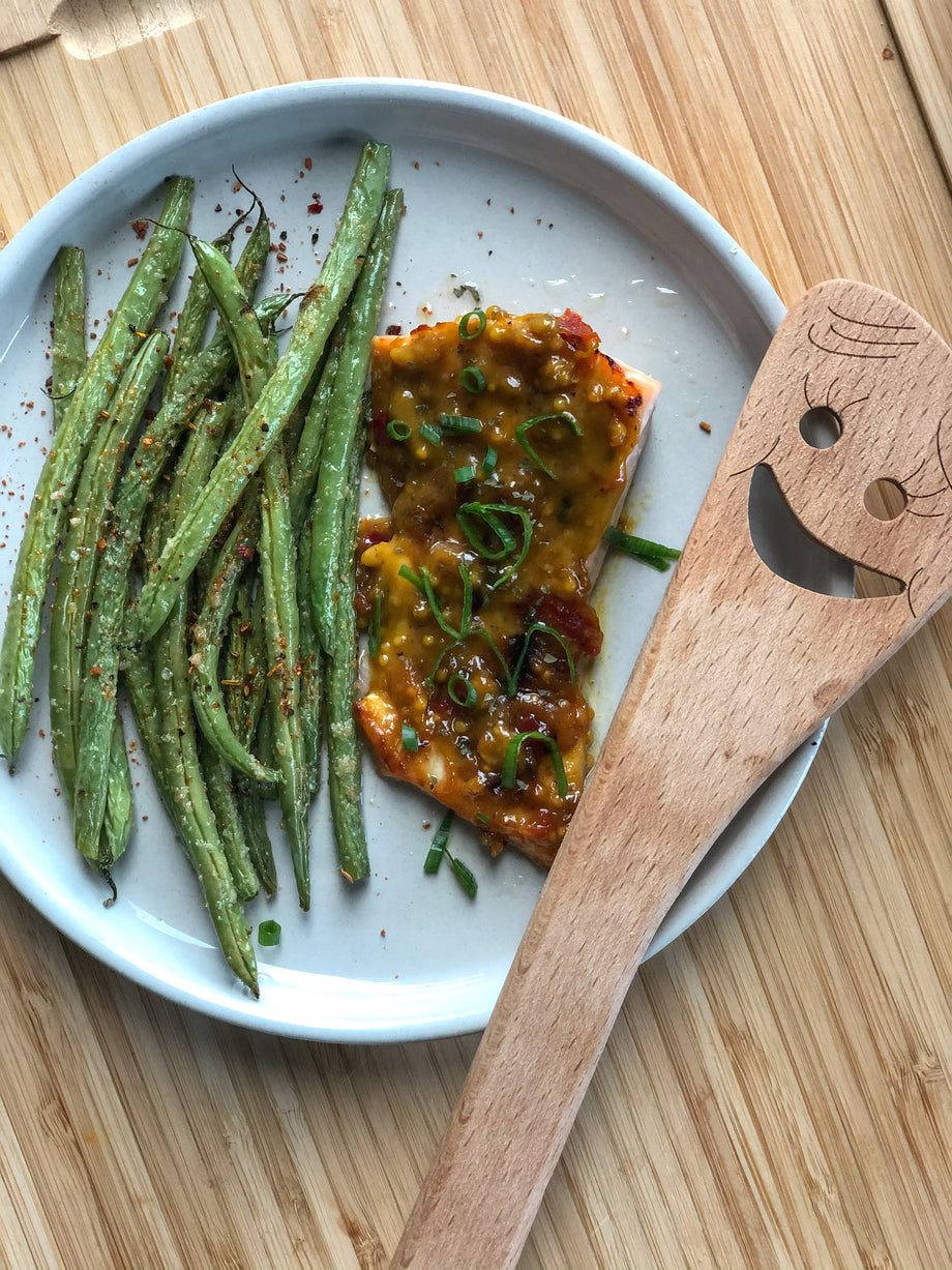 Sweet & Spicy Mustard Salmon
