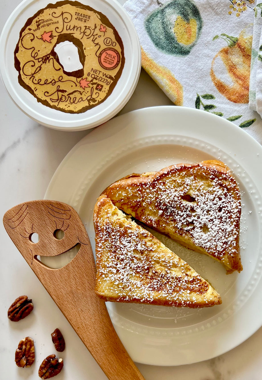 Pumpkin Cheesecake Stuffed French Toast