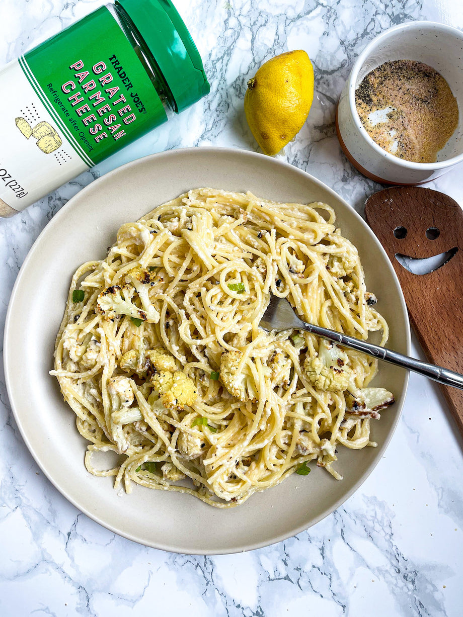 Roasted Cauliflower & Lemon Pasta