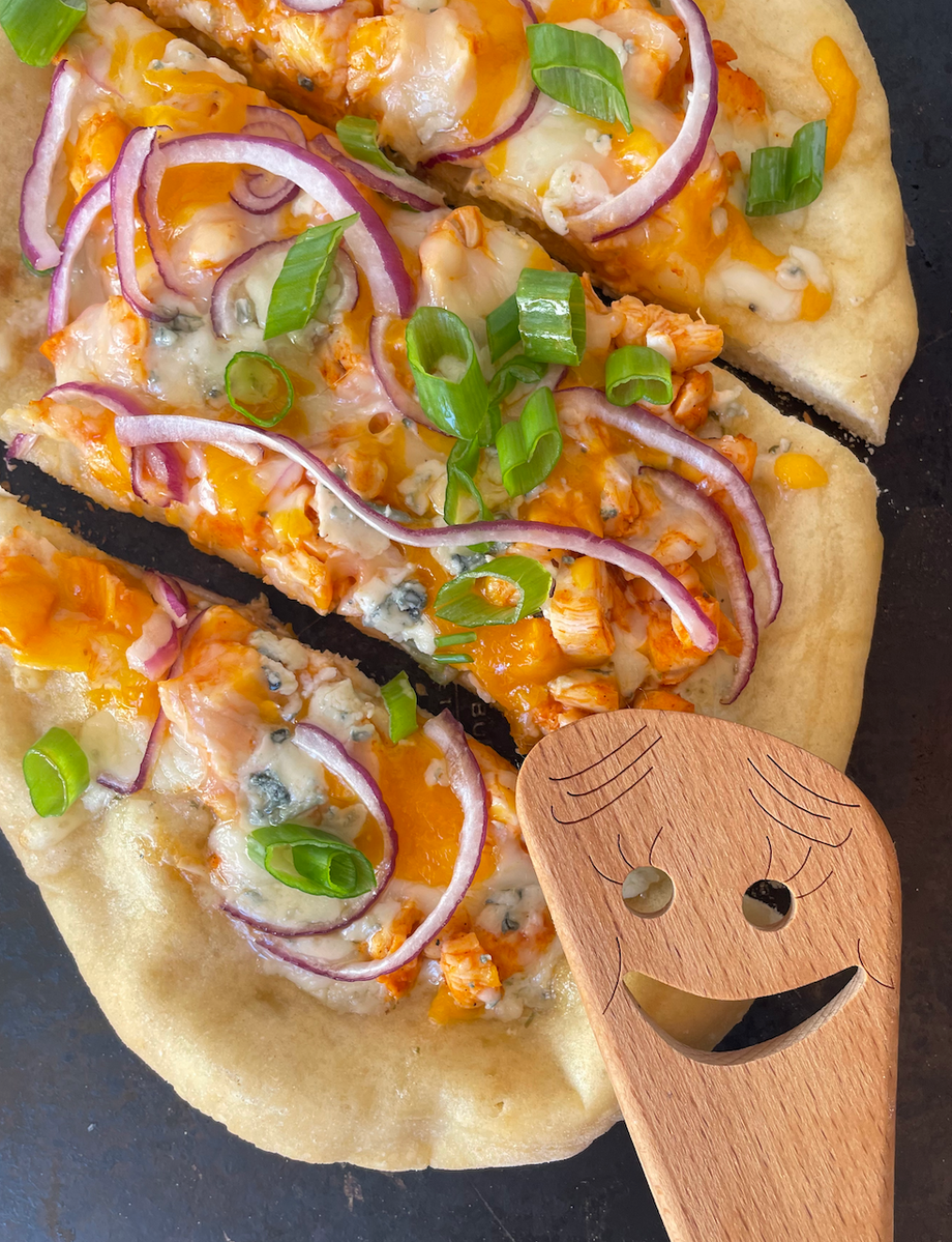 Buffalo Ranch Chicken Flatbread