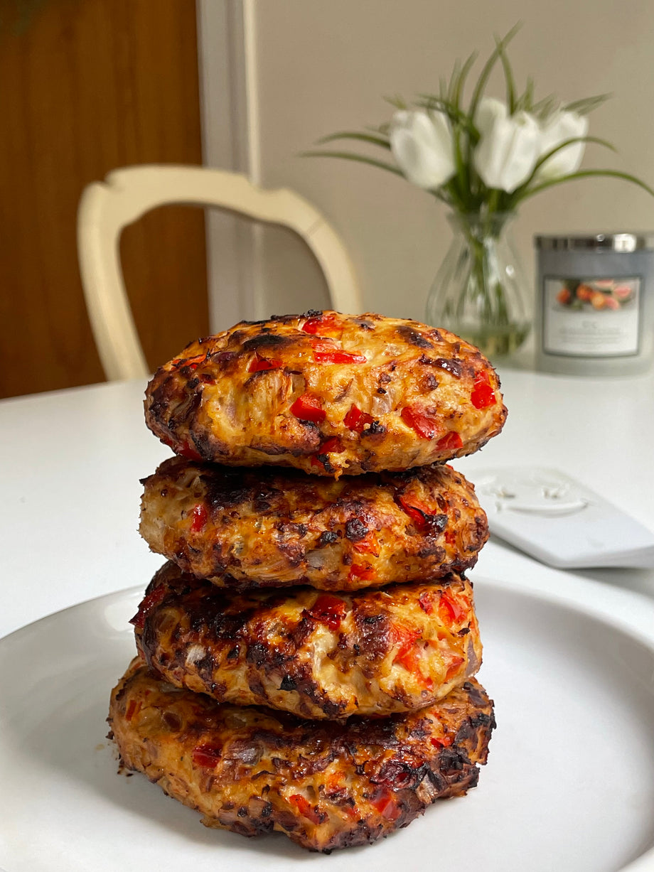 Veggie Packed Chicken Burgers