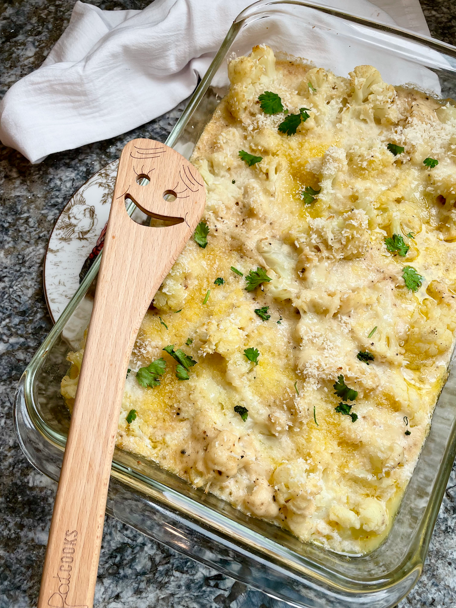 Cheesy Cauliflower Gratin
