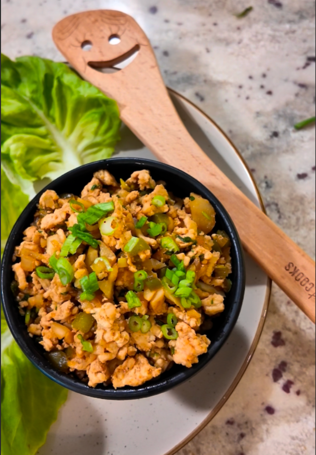 Spicy Chicken Lettuce Wraps