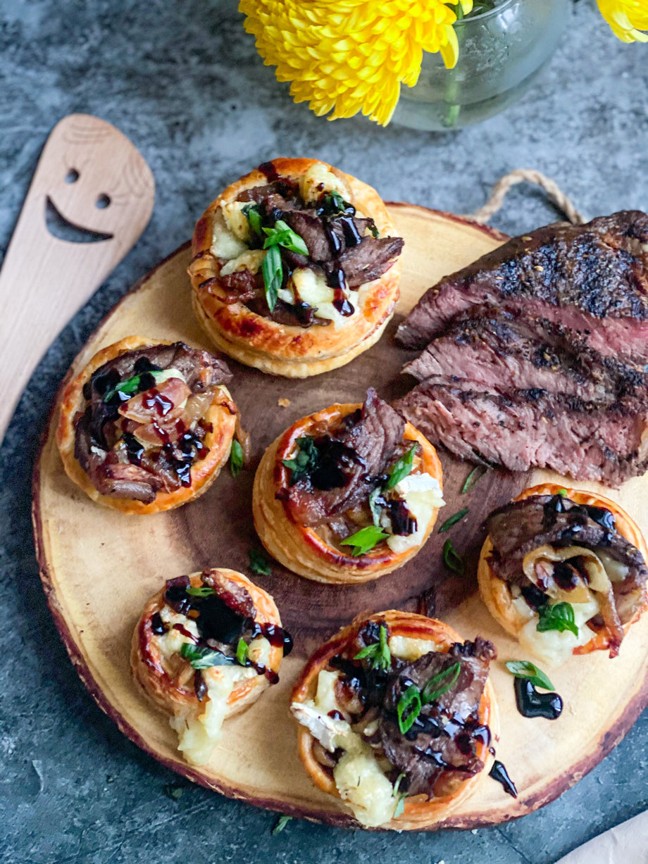 Steak & Brie Towers