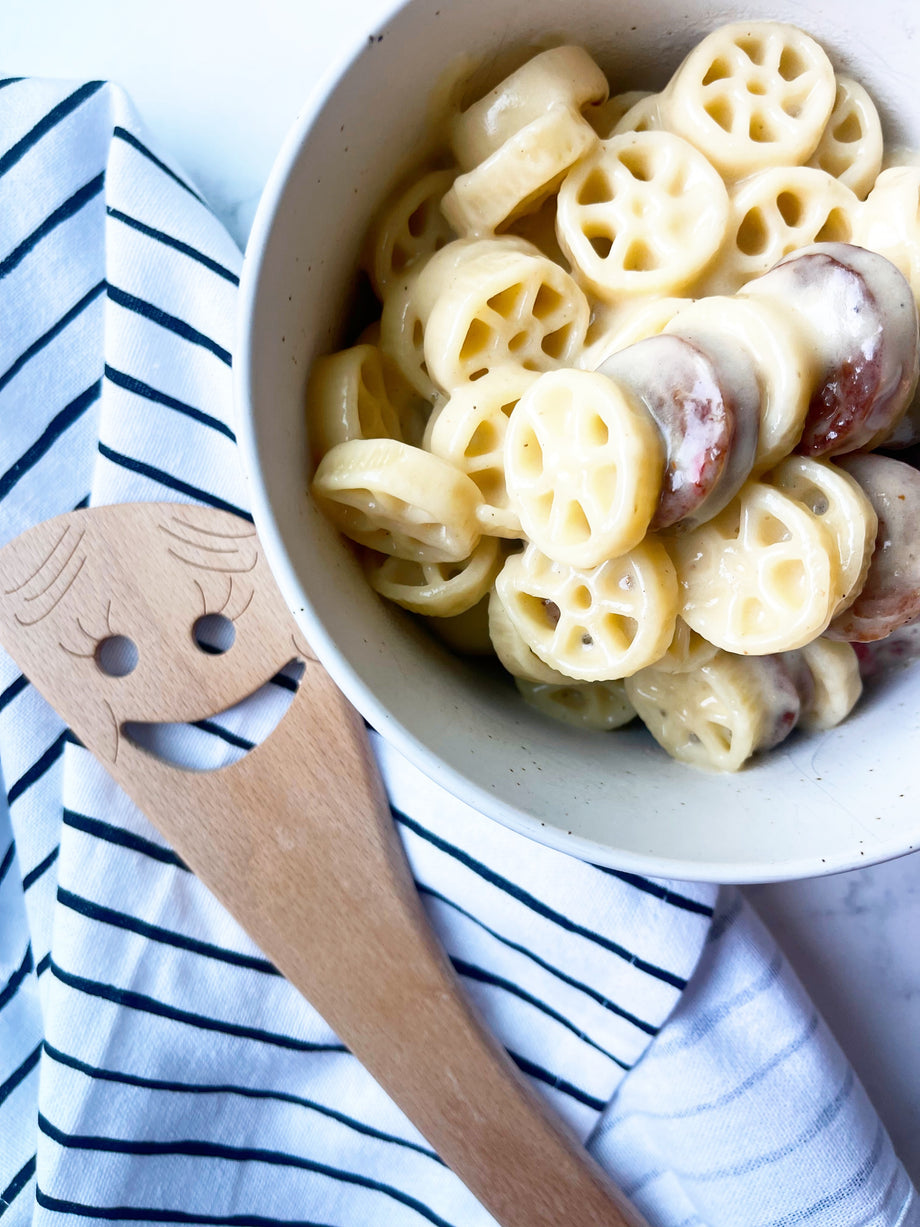 Unexpected Cheddar Sausage Mac & Cheese