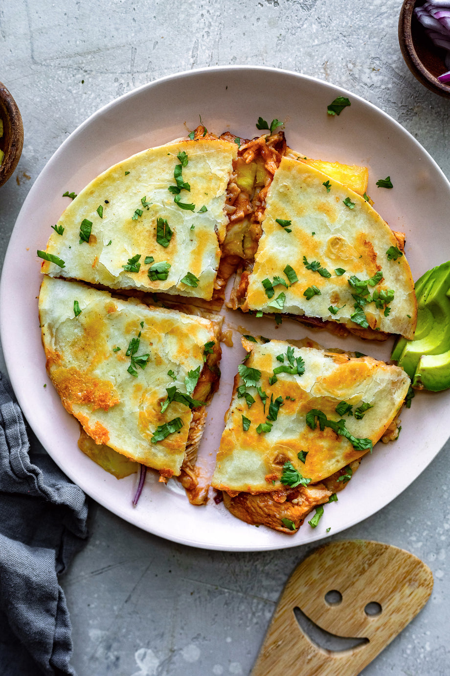 BBQ Pineapple Chicken Quesadilla