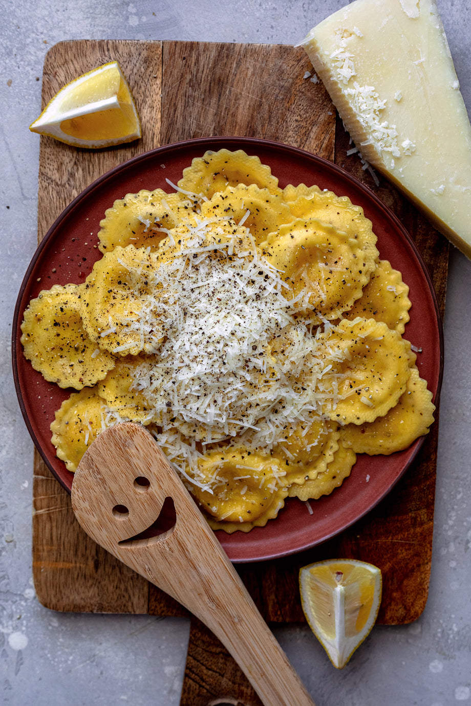 Lemon Cacio E Pepe Ravioli