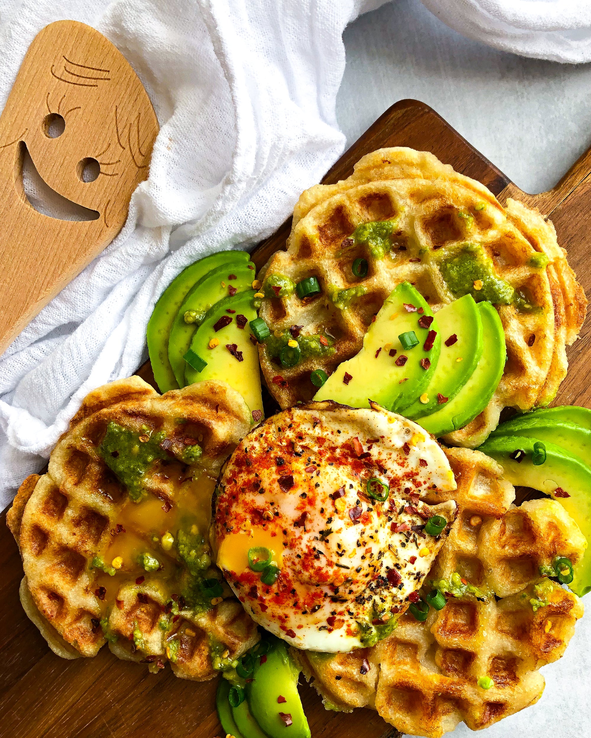 Cauliflower Gnocchi Waffles