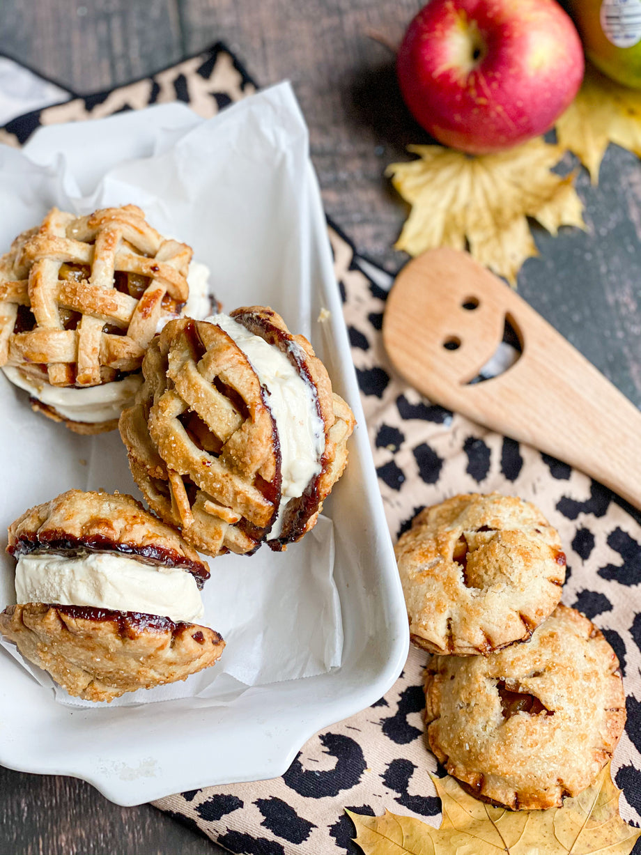 Apple Pie Ice Cream Sandwiches