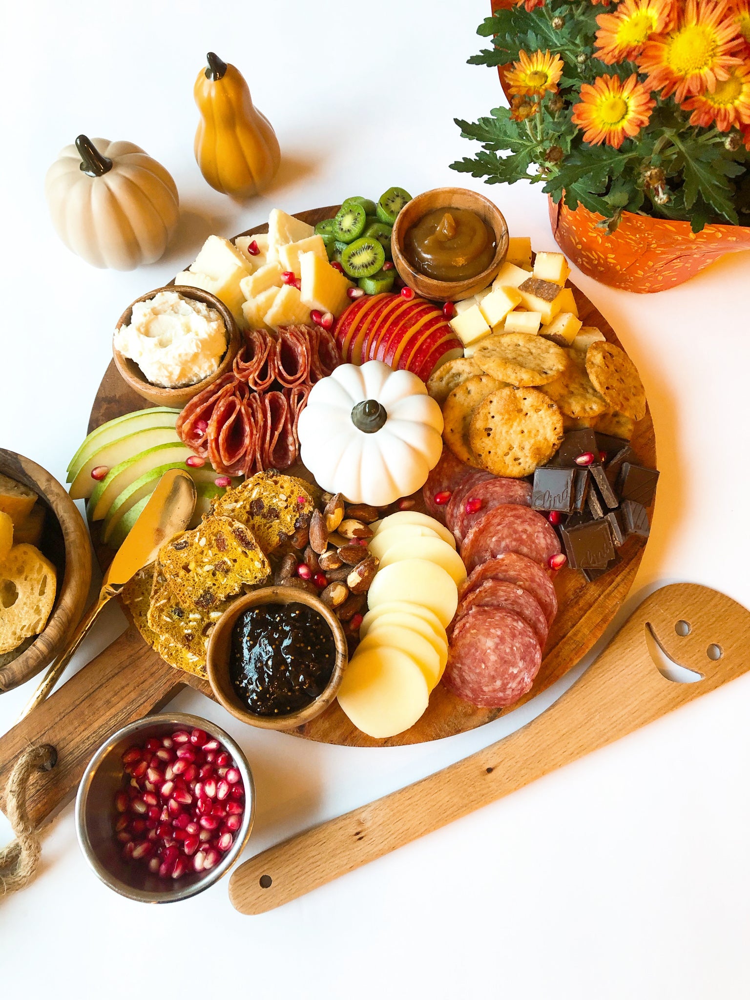 Festive Fall Charcuterie and Cheese Board