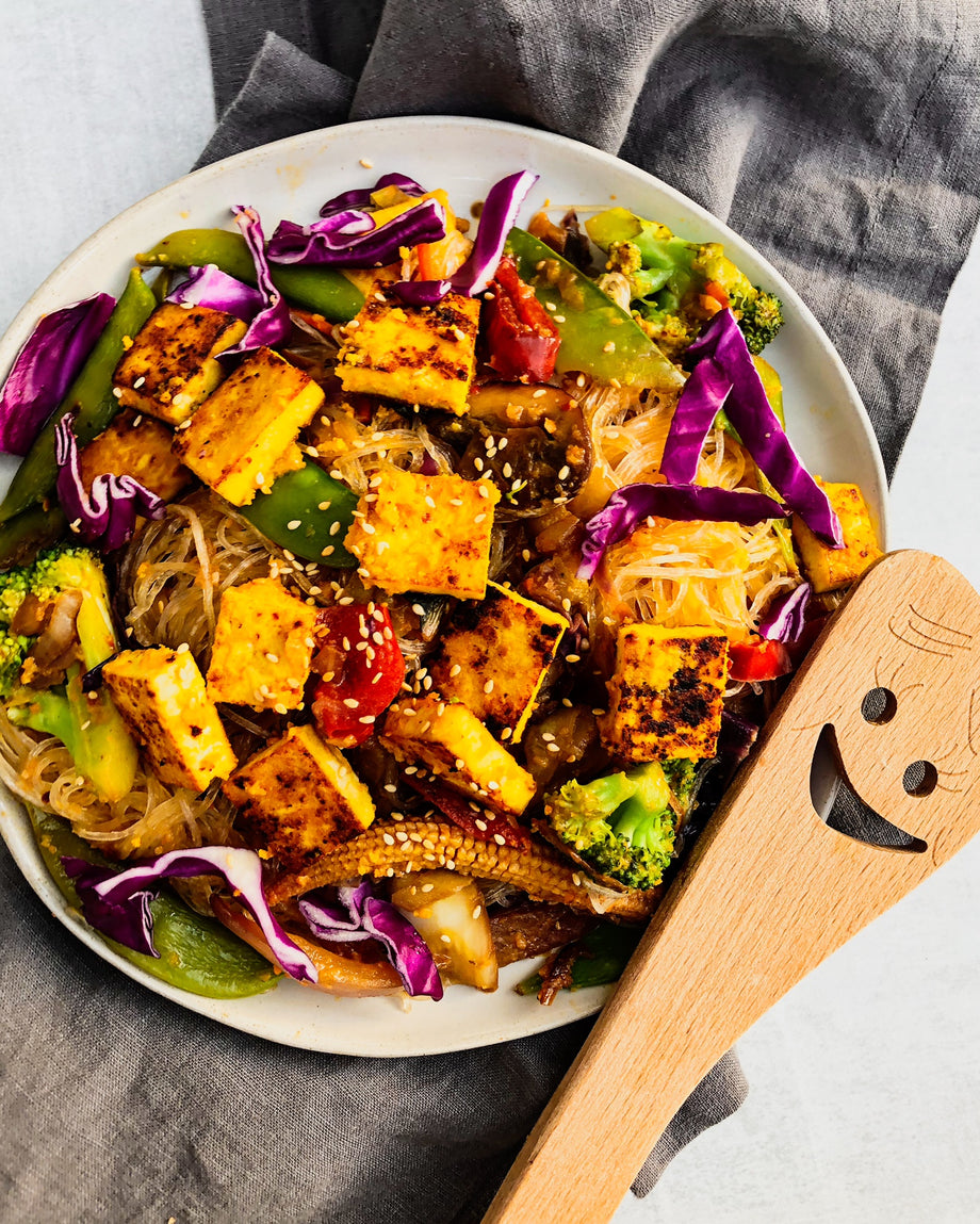 Carrot Ginger Miso Noodles
