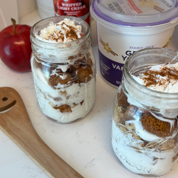 Pumpkin Spice Donut Hole Apple Trifles