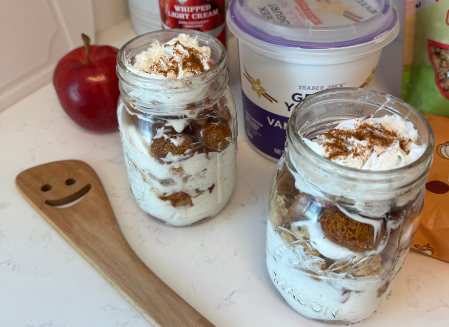 Pumpkin Spice Donut Hole Apple Trifles