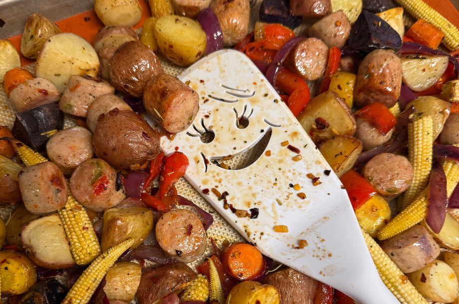 Sheet Pan Chicken Sausage & Roasted Veggies