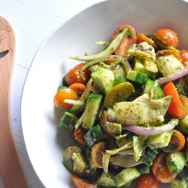 Mediterranean Pesto Salad