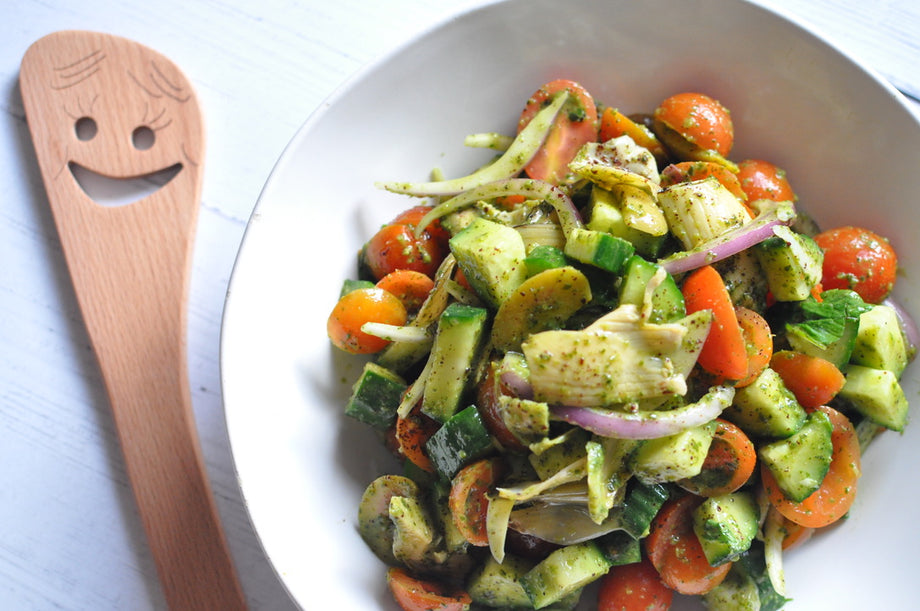 Mediterranean Pesto Salad