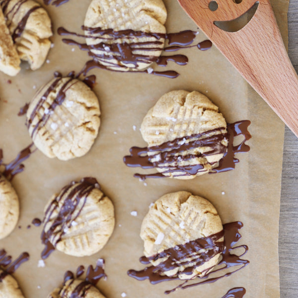 Brown Butter Salted Tahini Cookies