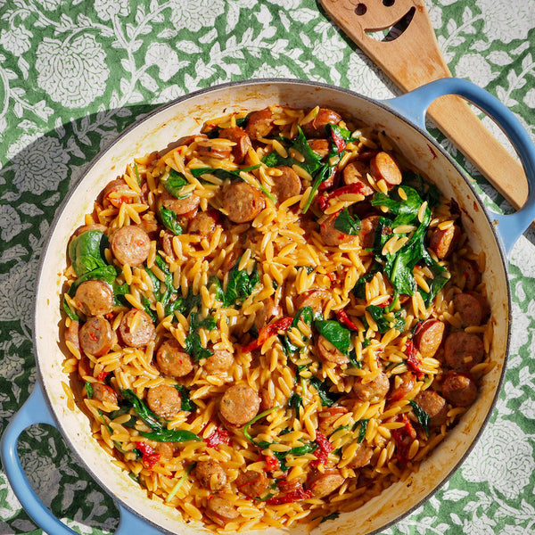 One-Pot Italian Sausage & Orzo