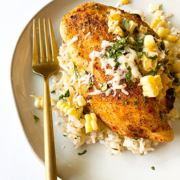Elote Stuffed Chicken