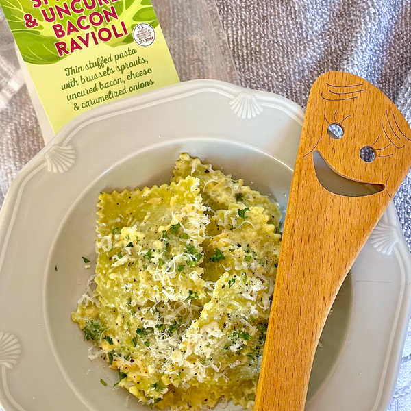 Bacon Ravioli Carbonara