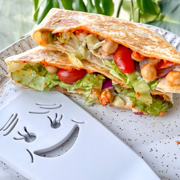 Vegan Greek Inspired Crunch Wrap