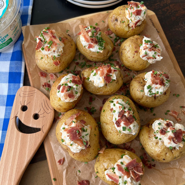Mini Bacon Ranch Loaded Potatoes