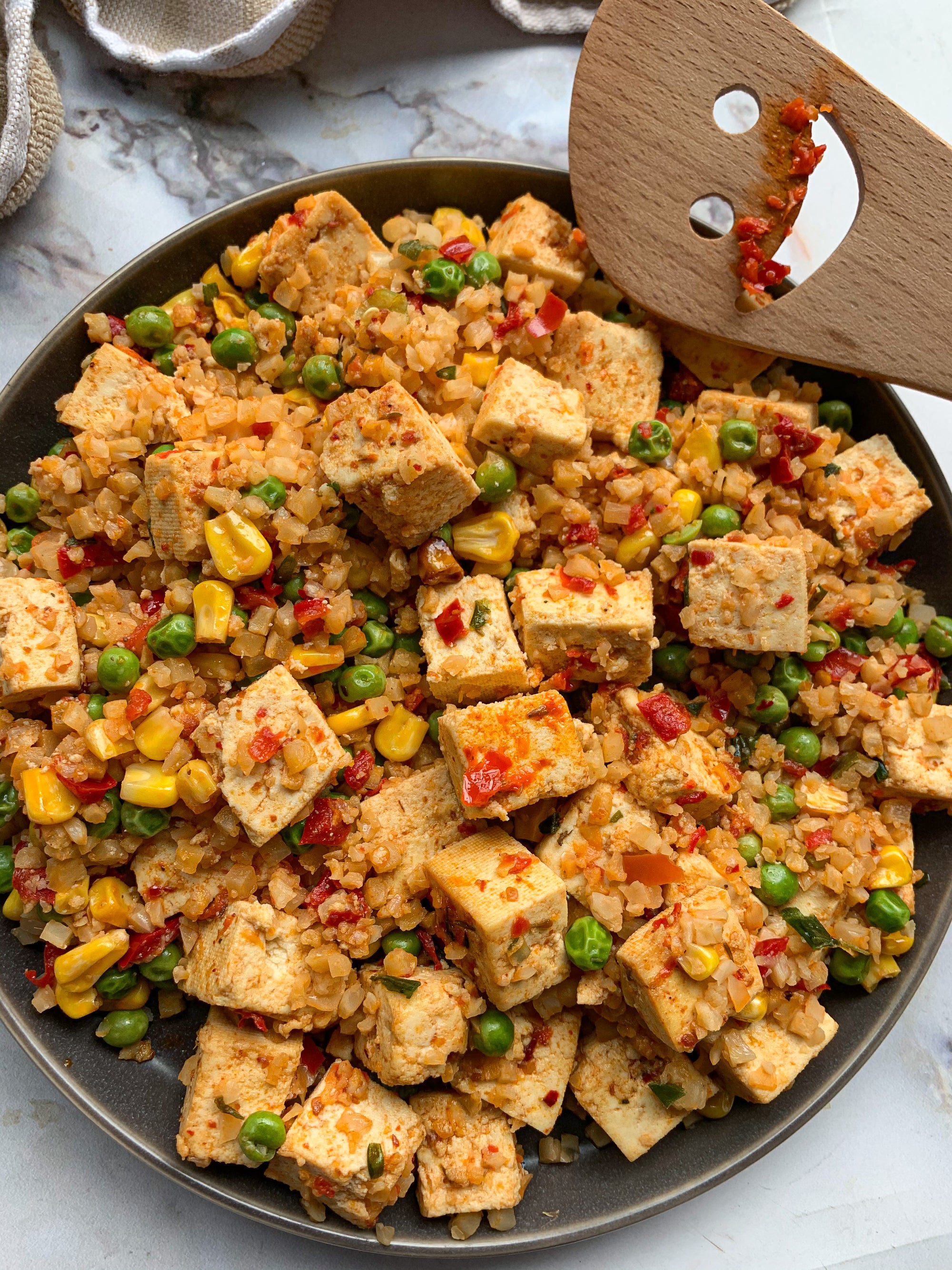 Sweet & Spicy Tofu Stir Fry