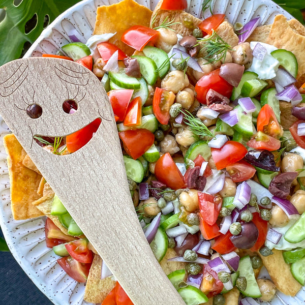 Vegan Greek Nachos