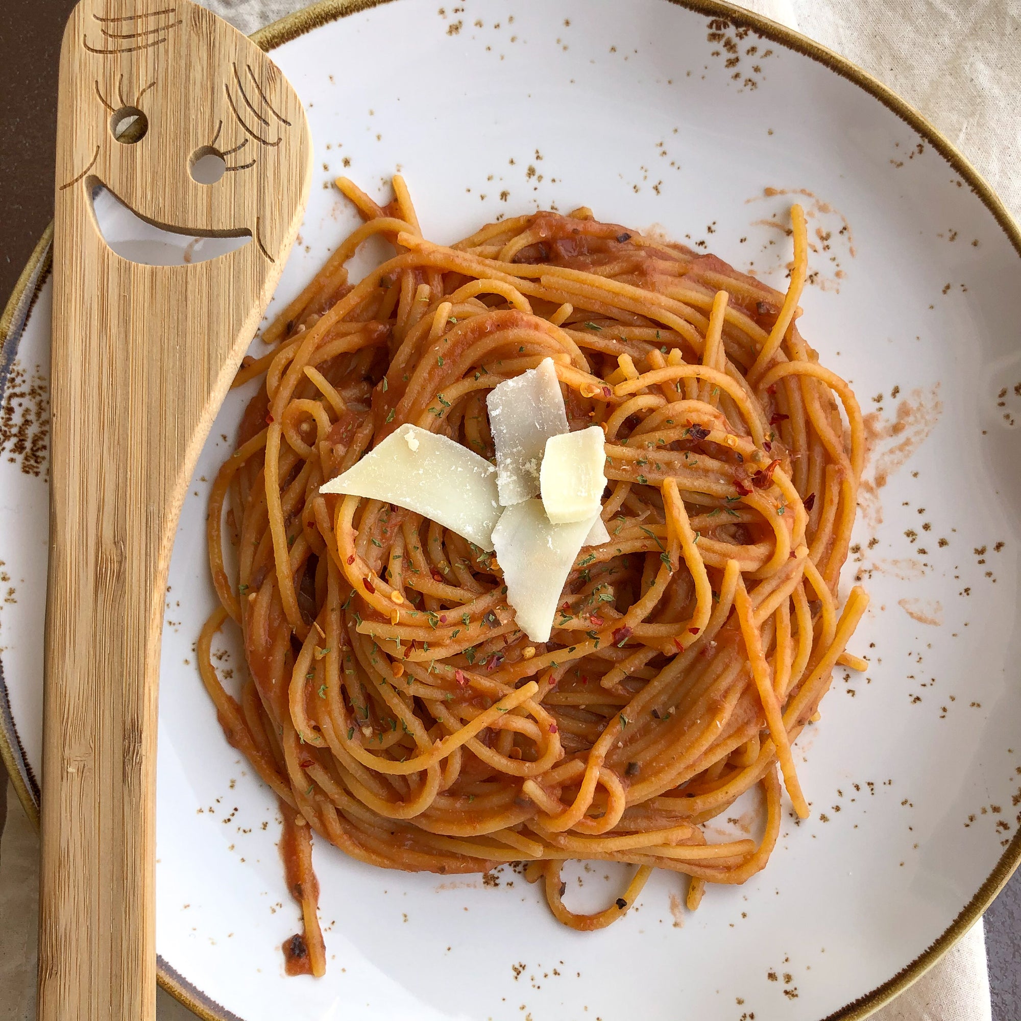 Spicy Eggplant Pasta