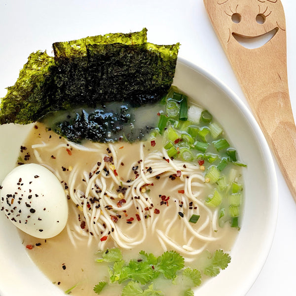 Ramen with Black Garlic