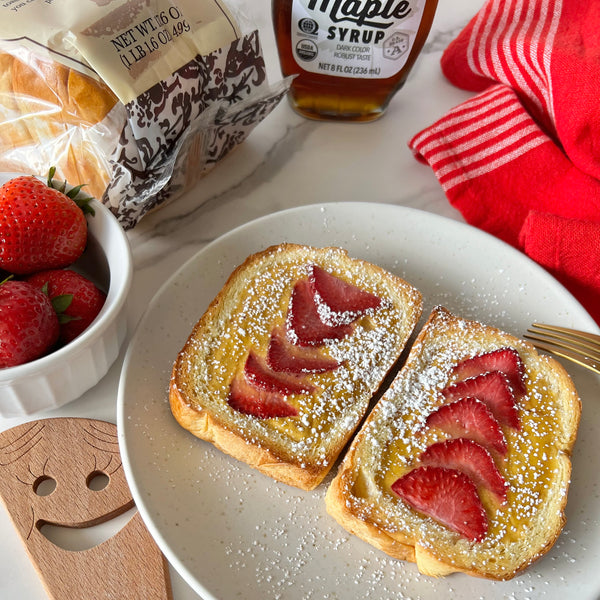 Strawberry Custard Toast