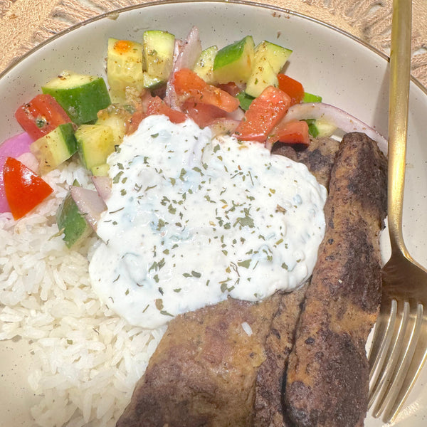 Middle Eastern Kabob Plate
