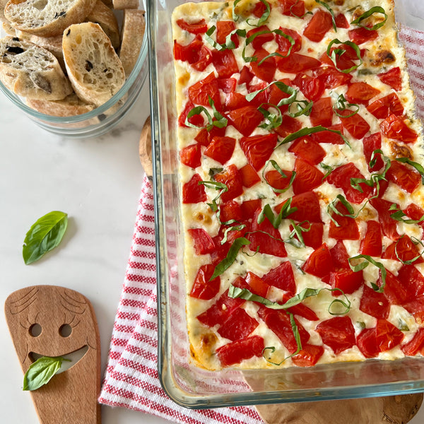 Cheesy Caprese Dip