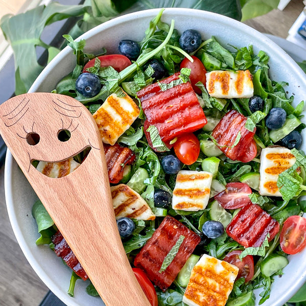 Grilled Watermelon & Halloumi Salad