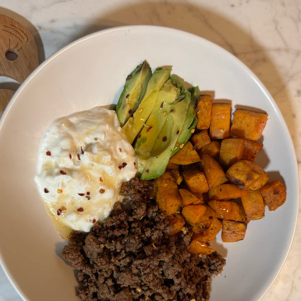 Hot Honey Sweet Potato Bowl