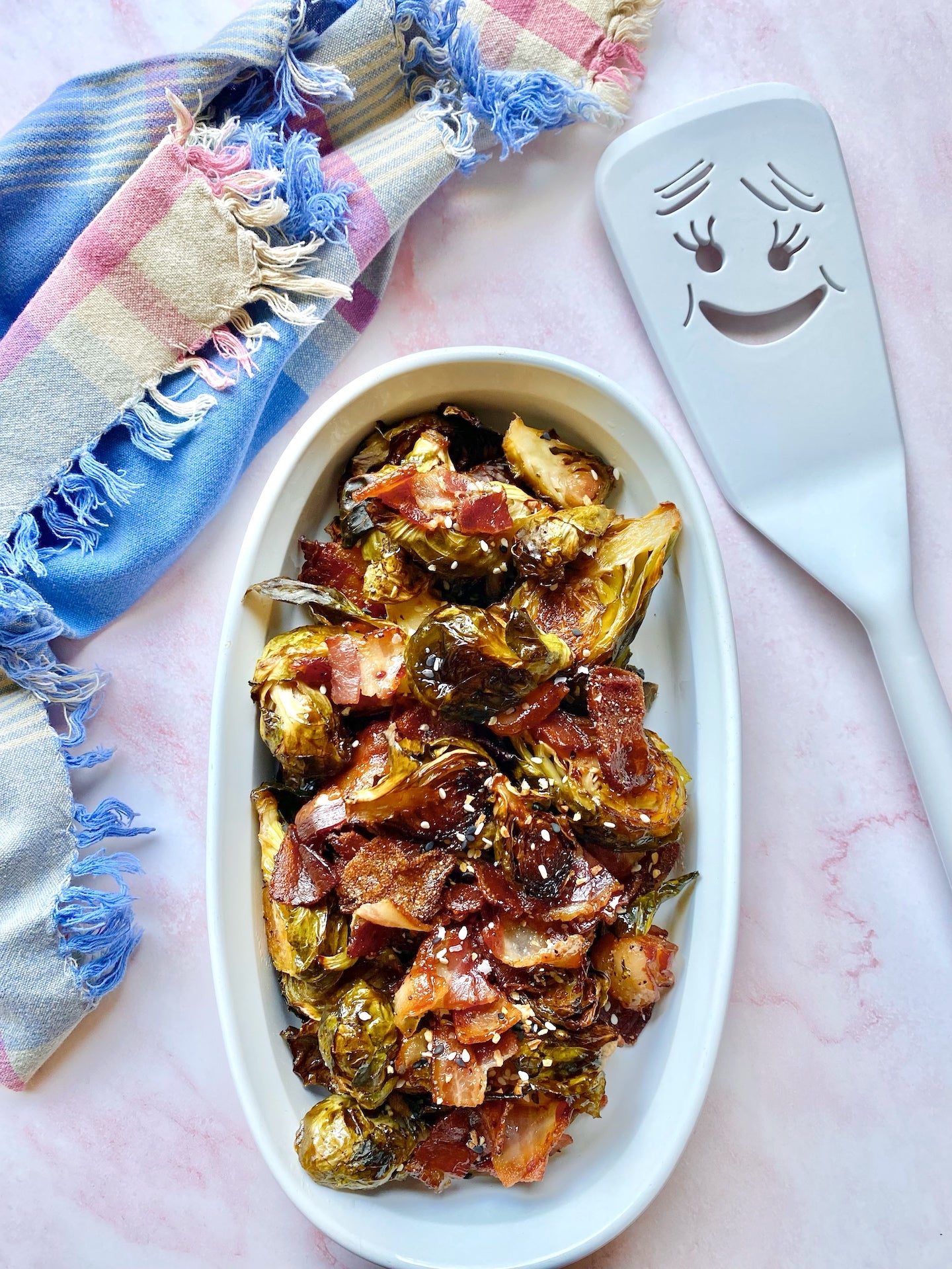 Hot Honey Brussels Sprouts