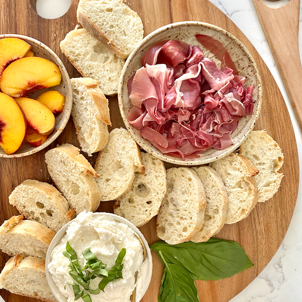 Whipped Mozzarella Snack Board